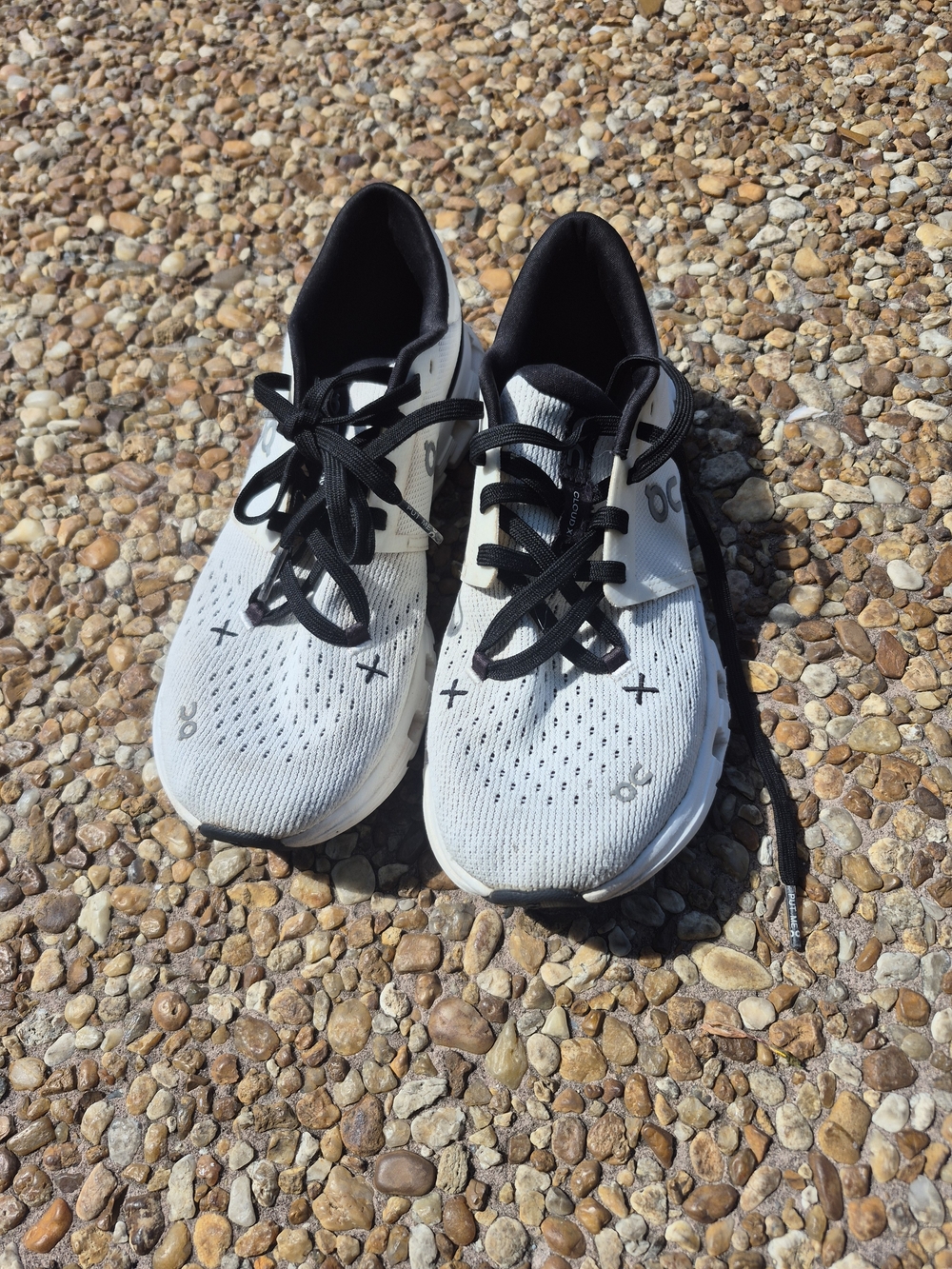 On Cloud X Women’s Running Training Shoes White Black Size 6.5